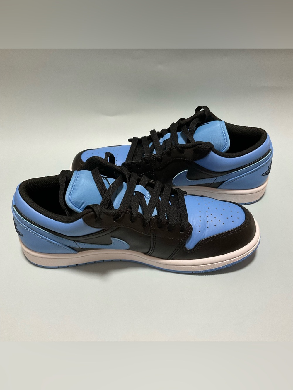 Air Jordan 1 Low University Blue/Black Men’s Shoes Size 7. 5, Pre-Owned - Picture 7 of 13